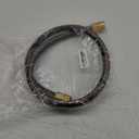 Giraffe Tools Leader Hose 5/8" x 4ft, Custom Length, No Kink, Flexible, Leakproof Water Hose, Double Female Fittings, 600 Burst PSI, 4ft, Black Orange