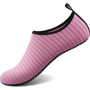Homitem Water Shoes for Women Men Aqua Socks Swim Beach Pool River Slip-On Barefoot Quick-Dry Vacation Cruise Essentials Accessories for Yoga Kayak Sports, Size 8-8.5