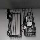 TAILI Shower Caddy Suction Cup 2 Pack with Hooks & Soap holder, Heavy Duty Shower Organizer for Bathroom, No Drilling Bathroom Organizer with Large Capacity, Black Metal Storage Basket