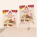 2 x Atkins High Protein Bars, Cookie Fusion Flavor, 15g of Protein, 4g Net Carbs, Keto Protein Bars, Low Sugar, 4 Count