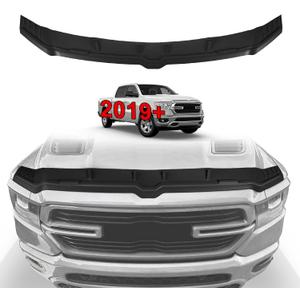 TripleAliners Hood Deflector Protector Compatible with 2019-2025 2026 Ram 1500 Accessories Hood Protector TPE Bug Deflector Shield Replacement