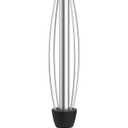 VEHHE Simply Tear Paper Towel Holder Countertop with EVA Non-Slip Pad, Damping Function Paper Towel Stand with Weighted Base for Bathroom and Kitchen (Silver)