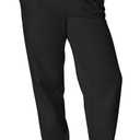 Hanes Women's Originals Midweight Fleece Joggers, Sweatpants with Pockets, 30", Plus (Medium, Black)