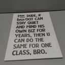 EVXID Funny High Middle School Classroom Wall Decor Canvas Art Print Framed 12 x 15 inch (Class21)