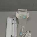 COSLUS Sonic Electric Toothbrush for Kids & Adults: 47000 VPM for Deep Cleaning & Whitening with Travel Case  5 Modes for Sensitive Teeth & Braces, Wireless Charging, 6 Brush Heads, White (1PC)