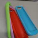 4Pack Case Cover for AT&T TV Now DirecTV Receiver Remote Voice Control C71KW, Battery Cover Silicone Skin Sleeve Glow in The Dark Green Red Purple and Blue