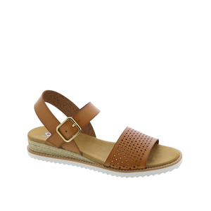 Skechers Women's Desert Kiss - Sunny Flair Sandal, Color Brown, Size 8.5
