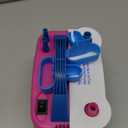 QIPUMP Balloon Pump Electric,110V 600W Balloon Blower Inflator Dual Nozzle Air Pump Balloons Inflator for Decoration, Party, Sport,Gifts:2 Balloon Tying Tools (Rose Red)