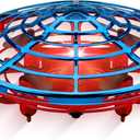 Force1 Scoot Combo Hand Operated Drone for Kids or Adults - Hands Free Motion Sensor Mini Drones, Easy LED Indoor Rechargeable UFO Flying Orb Ball Drone Toys for Boys and Girls (Red/Blue)