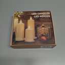 FREEPOWER Pink LED Taper Candles with Remote Flameless Battery Operated Window Candles with 3D Black Wick& Cycle Timer for Table Centerpieces, Christmas and Home Decor, Pack of 6