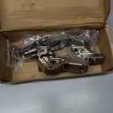 Ravinte 1 Pair 2 Pack Kitchen Cabinet Hinges, 165 Degree Kitchen Door Hinges Compatible with Lazy Susan Corner CupboardFull Overlay Face Frame Concealed Corner Cabinet Hardware