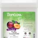 TropiClean High Concentrate Dog Shampoo, Professional Grade & Size for Groomers, 42:1 Dilution, Puppy Safe, USA Made, Pure Plum Scent, 1 Gallon