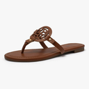 katliu Women's Flat Sandals Flip Flop Sandals Comfortable Dressy Thong Sandals Size 10