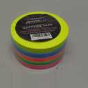 Gaffer Power Spike Tape 5-Pack Neon Fluorescent Colors Removes Without Residue, Tears by Hand, USA Made Professional Stage Floor Marking, Cable Labeling & Color-Code Organizing 1 Inch x 20 Yds