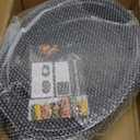 16 Inch Roasting Pan with Lid - Covered Oval Roaster - Enamel Carbon Steel Roaster Pot - Excellent Heat Distribution and Non-sticky - for Turkey Chicken Meat & Vegetables -Birthday and Holiday gifts