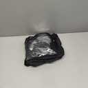 MAY TREE Clear Bag for Stadium Events, Clear Backpack for Concert Stadium Festival Sport Work Sling Bag with Heavy Duty Material - Black