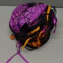 FUNPENY 2 Pack Halloween Decoration Lights, 8 PCS Waterproof Hanging Witch Hat with String Lights with Remote, Hanging Halloween Decorations for Indoor Outdoor Garden Yard Party Decor (Purple and Orange)