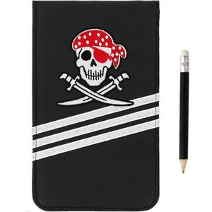 Golf Leather Scorecard Holder Cover Yardage Book Cover with American Flag Golf Ball Marker and A Free Pencil 4.33  7.48 inches