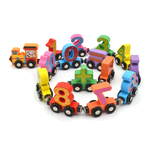 Magnetic Number Train Set Toy Compatible with Major Brands Train Set Tracks