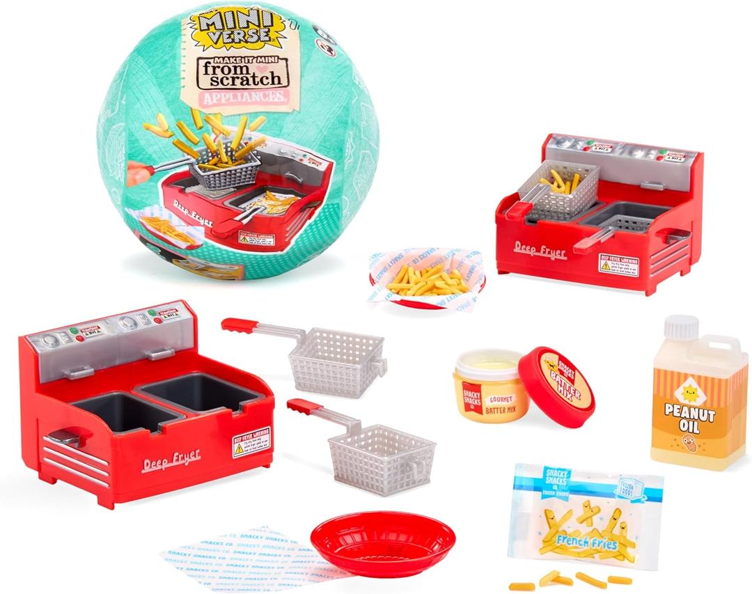 MGA's Miniverse Make It Mini from Scratch Appliances Series 3 Mini Collectibles, Mystery Blind Packaging, DIY, Crafts, Resin Play, Kitchen Replica Food, Novelty, Not Edible, Collectors, 8+