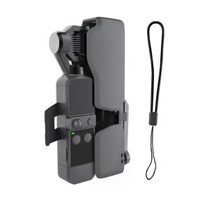 RCGEEK Protect Case Compatible with DJI Osmo Pocket 2 with Extra Spare TF Card Slot Portable Hard OSMO Pocket 2 Carrying Case Storage Box with Lanyard Plastic Holder Storage Protector Cover