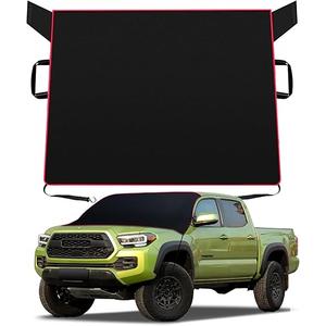 Migaven Heavy Duty All Weather Windshield Cover for Snow and Ice, Waterproof 2mm EVA Fabric Windshield Frost Cover for Heavy Duty Pickup Truck, MPV, Van (Extra-Large Size)