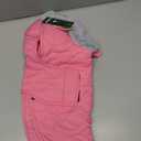 Warm Dog Coats, Doggie Winter Jacket Cold Weather Coats with Leash Hole, L (Chest Girth: 20.5-24.4"), Pink