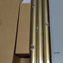 IFELS 2 Pack Curtain Rods for Windows 48 to 84 Inch, 1 Inch Gold Curtain Rod for Farmhouse, Bedroom, Kitchen, Living Room, Adjustable Easy Install Curtains Rods(Gold,30"-90"-2Pack)