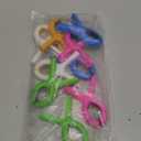 Beach Towel Clips Plastic Clothespins-Heavy Duty Clothes Pins for Beach Chair Pool Chair on Cruise Colorful Laundry Windproof Clamps Tablecloth Blankets Clothes Pegs 6 Colors