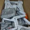 Kids Table and Chair Set for Toddlers - Adjustable Activity Center with Non-Slip Legs & Graffiti-Proof Surface Ages 3-12 (Cloudy Gray)