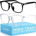 livho High Tech Blue Light Glasses - Advanced Blue Light Blocking Computer Glasses - Screen Fatigue & UV Protection