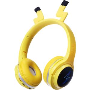 Wireless Kids Headphones with 7-Color LED Lights, 85dB Safe Volume & 40H Playtime  Ultra-Soft Over-Ear for School Travel (Yellow)