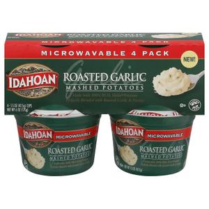 Idahoan, Roasted Garlic Mashed Potatoes, 6 Ounce, Pack of 24, BB Feb. 05, 2026