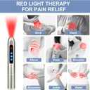 MCJ Cold Sore Light Therapy Device Canker Sore Treatment, Fever Blister & Mouth Ulcer Relief with Silver Tip (Face/Nose) (Silver)