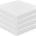 Frienda 4 Pack 3" x 22" x 22" Upholstery High Density Foam Cushion Seat Replacement Square Cut to Size Foam Couch for Patio Furniture Commercial Dinning Chair Couches Benches Padding DIY Projects