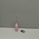 Handheld Milk Frother 14,000 RPM Drink Mixer Wand with Stand & Stirring Spoon Quiet One-Button Operation, Non-Slip Handle, Detachable Whisk Head for Coffee, Lattes, Cappuccinos, Matcha (Pink)