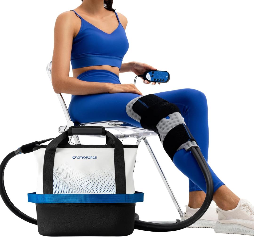 CF-2 Flex Cold Therapy Machine  Compact Overnight Cold Therapy System for Knee, Shoulder & Post Surgery Recovery, 810 Hour Cooling, Quiet Ice Circulation Therapy Device