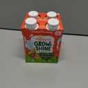 HAPPYTOT Organic Grow & Shine, Whole Milk-Based Tot Nutrition Shake, Strawberry & Banana, for Growing Toddlers & Picky Eaters, 8 Fl Oz (Pack of 4)