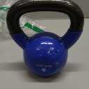Yes4All Kettlebell, 6.8 KG LB Vinyl Coated Cast Iron Strength Training Kettlebells for Home Gym Exercises, Fitness, Full Body Workout Equipment, Push Ups, and Grip Strength