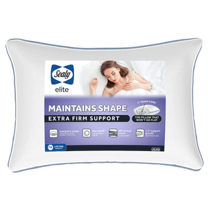 SEALY, Maintains Shape, Pillow, 2 Pack, King Size 18.5 x 34.5 x 1.5 in