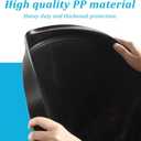 Eccliy 10 Packs 23 Inch Plastic Large Plant Saucers Heavy Duty Planter Trays Jumbo Flower Pot Saucers Plastic Water Trays for Indoors and Outdoors