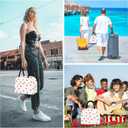 2 x DALINDA Lunch Bag Lunch Box for Women Men,Cute Strawberry lunchbag Reusable Insulated Lunch Tote Bag