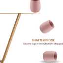 4 x Silicone Tiny Cup, 2 Pack Tiny Cups for 6 months+, Open Cup for Baby Essentials 2.5oz (Sand/Blush)