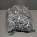 TURNMEON 5 String Total 50 Ft Silver Christmas Tinsel Garland Xmas Tree Decorations Christmas Metallic Twist Garland Hanging Decorations Indoor Outdoor Christmas Party Supplies, Each 10 Ft by 4 Inch