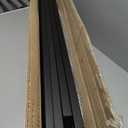 VASMIA Console Table, Entryway Table, Narrow Sofa Table, 39" Bamboo Hallway Table for Entryway, Living Room, Bedroom, Foyer, Black, 9.44"d X 39.37"w X 29.52"h