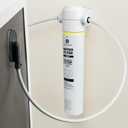 GE Under Sink Water Filter Replacement, Reduces Sediment, Rust & Other Impurities from Water, Easy Install, Fits GXRLQK Filtration System, Replace Every 6 Months, FQK1K