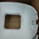 Open-Top Self Cleaning Litter Box, Automatic Litter Box with Dual Safety Sensors, Anti-Pinch Protection, Large Capacity, APP Control, White-Grey