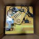 Edge Banding Machine, Portable Woodworking Edge Bander Curve Straight, Dual-Side Glue Application, Automatic Tape Breaking&Intelligent Temperature Control & Adjustable Speed 5-10m/min (110V)