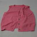 Womens Sweater Vest 2025 Summer Trendy Sleeveless Knit Button Down Tank Tops Casual Cardigan, Medium