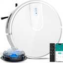 Robot Vacuum and Mop Cleaner with 4500Pa Suction, Advanced 3D Obstacle Avoidance, Next-Generation Smart APP & Voice Control Robotic Vacuum, Automatic Aspirdora for Pet Hair, Home Hard Floor